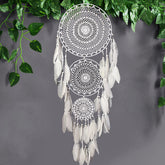 Dreamy Decor Collection: Hook Flower Dream Catcher, Unicorn and Annie Baby Wind Chimes